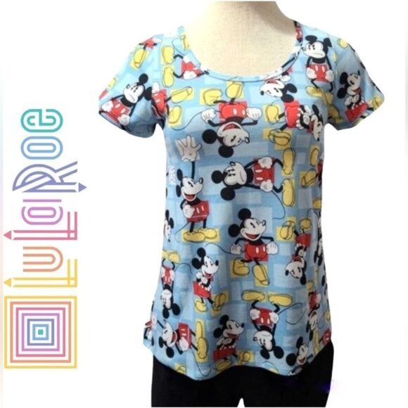 LulaRoe Mickey Mouse tshirt - Picture 1 of 9